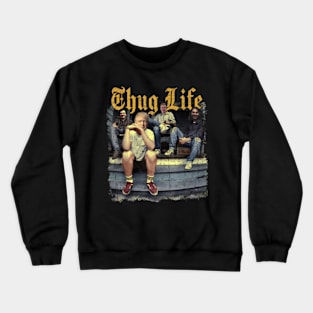 Funny Trump 2024 Thug-life 80's Retro Father day Crewneck Sweatshirt